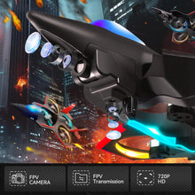 Load image into Gallery viewer, Brushless RC Plane with Camera | 2.4GHZ Remote Control Airplane, 6-axis Gyro Drones for Kids, RC Helicopter, 360°Flip Jet Fighter