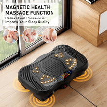 Load image into Gallery viewer, GLYLF Vibration Plate Exercise Machine, 130 Levels Full Body Workout Vibrating Plate for Lymphatic Drainage Weight Loss, 450 Lbs Capacity Shake Platform with Resistance Bands Bluetooth for Women Men