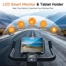 Load image into Gallery viewer, Hitgo Magnetic Exercise Bike for Home - Silver