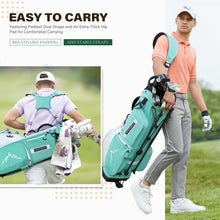 Load image into Gallery viewer, uniHimal Lightweight 7-Way Golf Stand Bag for Men & Women (Green)