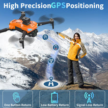 Load image into Gallery viewer, GPS Drone with 4K Camera for Adults, 4.5" Remote Control Screen, Auto Return