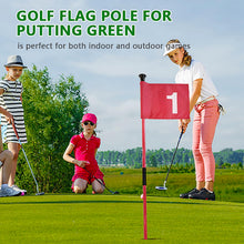 Load image into Gallery viewer, Golf Flagstick with Flag Surface - Portable Design, Ideal for Yard Practice Putting Green