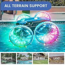 Load image into Gallery viewer, Amphibious Remote Control Car Boat, 4WD Gesture RC Car with Waterproof Remote Control, RC Stunt Car with LED Lights