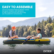 Load image into Gallery viewer, INTEX Challenger 2-Person Inflatable Boat Set with Oars and Pump
