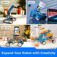Load image into Gallery viewer, Ultimate 10 in 1 Robot Building Toys, Robotics Kit App Remote Control Robot Toys Compatible with Arduino C & Raspberry Pi