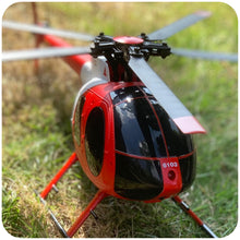 Load image into Gallery viewer, Remote Control Helicopter Aircraft Add Optical Flow Positioning 1/28 Scale RC Heli Maintain Altitude Hover RTF US Rescue Helicopter RTF 2Batteries