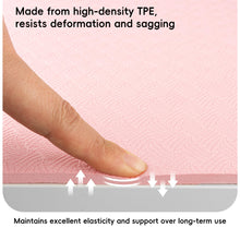 Load image into Gallery viewer, Wimwum Extra Wide Yoga Mat 72" x 32", 7mm Non Slip TPE Exercise Mat with Carrying Strap, Large Workout Mat for Yoga, Pilates, Stretching, HIIT & Home Gym, Pink