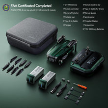 Load image into Gallery viewer, 6K Drone with Camera for Adults, 4K/30fps Video, 3-Axis Brushless Gimbal, 70mins Flight Time with 2 Batteries, 10000ft Long Range, FAA compliance