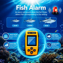 Load image into Gallery viewer, Portable Fish Finder, Handheld Depth Finder with Sonar Transducer