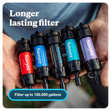 Load image into Gallery viewer, Sawyer Products SP105 MINI Water Filtration System, Single, Black