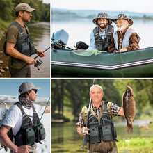 Load image into Gallery viewer, Gonex Fly Fishing Vest for Men Women, Trout, Adjustable Size, 18 Pockets