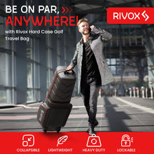 Load image into Gallery viewer, RIVOX Hard Top Golf Travel Bag for Airlines