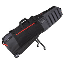 Load image into Gallery viewer, Sun Mountain ClubGlider Meridian Golf Travel Bag, Black-Steel-Red