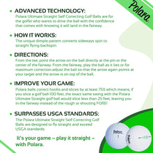 Load image into Gallery viewer, Polara Ultimate Straight Self-Correcting Golf Balls, 12 Pack