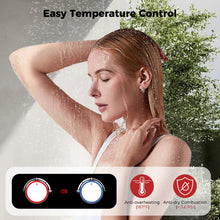 Load image into Gallery viewer, CAMPLUX Portable Propane Water Heater 2.64 GPM, Camping Water Heater with 3.3 GPM Water Pump Kit & Pipe Strainer, 68,000 BTU, BD264P120