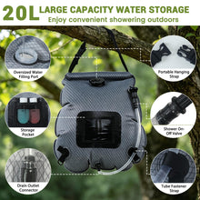 Load image into Gallery viewer, MILBOPA Portable Camping Shower, Pop Up Privacy Tent Kit and Foldable Toilet, Shower Pump, Gallons Bucket, Outdoor Shower for Hiking, Travel, Car