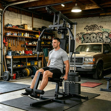 Load image into Gallery viewer, Home Gym Equipment, Multifunctional Workout Station with 100LBS Weight Stack, Home Gym Machine