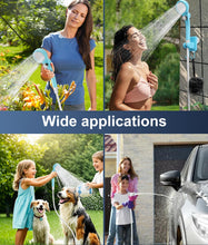 Load image into Gallery viewer, WADEO Portable Shower Camping Shower Outdoor Camp Shower Pump, Electric Rechargeable Portable Camping Shower, Powered by Rechargeable Battery for Camping, Hiking, Traveling