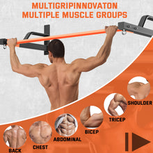 Load image into Gallery viewer, 2026 Upgrade Pull Up Bar Wall Mounted (Orange)