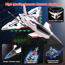 Load image into Gallery viewer, Future RC Plane 4 Channel Remote Control Jet Hobby Airplane with LED Lights RTF Aerobatic Aircraft Toys,2.4GHz 6-axis Gyro Stabilizer