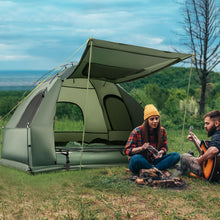 Load image into Gallery viewer, KOTEK 5-in-1 Tent Cot, Off The Ground Tents with Air Mattress, Sleeping Bag, Pillow, Canopy, Zippered Mesh Windows & Carry Bag, Elevated Tent for Camping Hiking Traveling Picnic (2 Person)