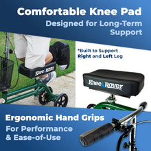 Load image into Gallery viewer, KneeRover Steerable Knee Scooter for Adults, Green