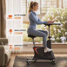 Load image into Gallery viewer, FLEXISPOT Exercise Bike with 2D Desktop - V9 Black