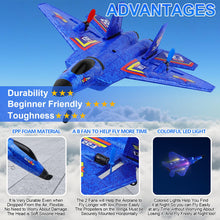 Load image into Gallery viewer, F22 RC Plane, Remote Control Airplane, 2.4Ghz Ultra Long Endurance Raptor RC Fighter Jet Toy Airplanes for Kids Beginners Boys Girls