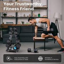 Load image into Gallery viewer, LIONSCOOL Premium Solid Steel Dumbbell Rack Stand Only, (Medium, 300 LBS)