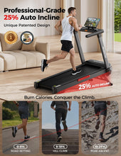 Load image into Gallery viewer, Renestar Treadmill for Home with 25% Auto Incline