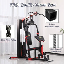 Load image into Gallery viewer, Fitvids Multifunctional Home Gym Equipment with 122.5 lbs Weight Stack