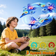 Load image into Gallery viewer, Remote Control Airplane Drone for Kids Ages 4-6-8-10-12, RC Plane Jet Drone with One Key