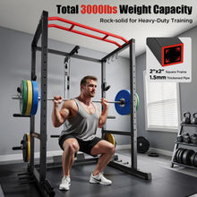 Load image into Gallery viewer, SPORTSROYALS Power Rack, Multi-Functional Power Cage, Squat Rack with Pulley System & LAT Pull Down