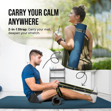 Load image into Gallery viewer, Gogokiwi Extra Wide Yoga Mat for Men Women (72"L x 36"W x 1/2" Thick) Non Slip Fitness & Exercise Mat with Alignment Marks for Yoga, Pilates, Stretch & Floor Workouts