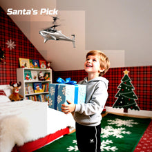 Load image into Gallery viewer, RC Shark Helicopter with Altitude Hold, One Key Takeoff/Landing, LED Lights, 2 Batteries