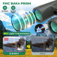 Load image into Gallery viewer, Gosky 10x42 Binoculars for Adults High Powered with Phone Adapter & Tripod