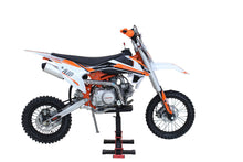 Load image into Gallery viewer, 125CC Dirt Bike (A10) 4-Stroke Electric Start Manual 4-Speed, 4.5L Fuel Tank, 14"/12" Tires for Youth Adults (Orange)