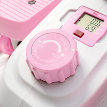 Load image into Gallery viewer, Sunny Health & Fitness Pink Fully Assembled Magnetic Under Desk Elliptical Peddler