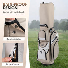 Load image into Gallery viewer, Tangkula Golf Cart Bag with 14-Way Full Length Dividers (Khaki)