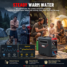 Load image into Gallery viewer, Portable Shower Propane Water Heater,All-in-1 Camping Outdoor ShowerStation