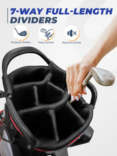 Load image into Gallery viewer, Sturdum Lightweight 7 Way Golf Stand Bag for Men Women, Upgrade Base