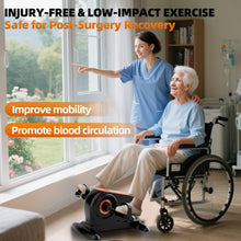 Load image into Gallery viewer, Under Desk Bike, Electric Pedal Exerciser for Seniors & Rehab Training - Black