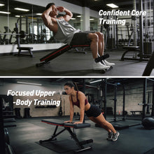 Load image into Gallery viewer, NEWBULIG Adjustable Weight Bench for Home Gym, Foldable Incline Decline Flat Workout Bench for Full Body Exercise, Bench Press and Sit Up Training Equipment, 795 lbs Capacity