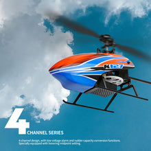 Load image into Gallery viewer, Remote Control Helicopter, 4 Channel RC Aircraft with 6-Axis Gyro, Altitude Hold, One Key Take Off/Landing, Include 3 Batteries