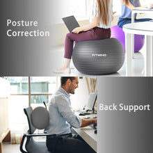 Load image into Gallery viewer, FITMIND Yoga Ball set-65cm&25cm(Black)