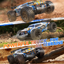 Load image into Gallery viewer, 1:10 Large High Speed Remote Control Car with LED Shell Lights, 48+ KM/H, 4WD Offroad Monster Truck for Adults & Kids
