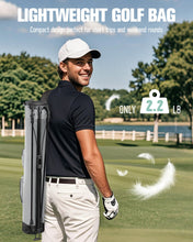 Load image into Gallery viewer, RIOROO Golf Stand Bag, Lightweight Par 3 Golf Bag Holds Up to 7 Clubs with Two Way Dividers Cooler Pocket Shoulder Strap and Multiple Storage Pockets for Men and Women