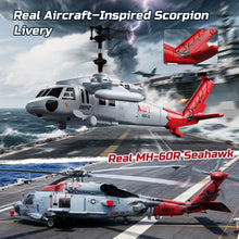 Load image into Gallery viewer, Remote Control Helicopter with Red Scorpion Tail Design, 24 Mins Flight (2 Batteries)