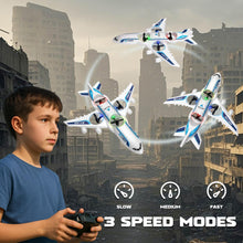 Load image into Gallery viewer, LEFEI Rc Drone Remote Control Airplane -2.4GHz Foam V17 Jet Fighter Stunt,360° Drop-Resistant
