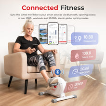 Load image into Gallery viewer, Sunny Health & Fitness (White) Under Desk Smart Mini Pedal Exerciser